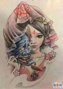 艺妓欧美手稿图片,欧美艺妓手稿中的古典风情与艺术魅力